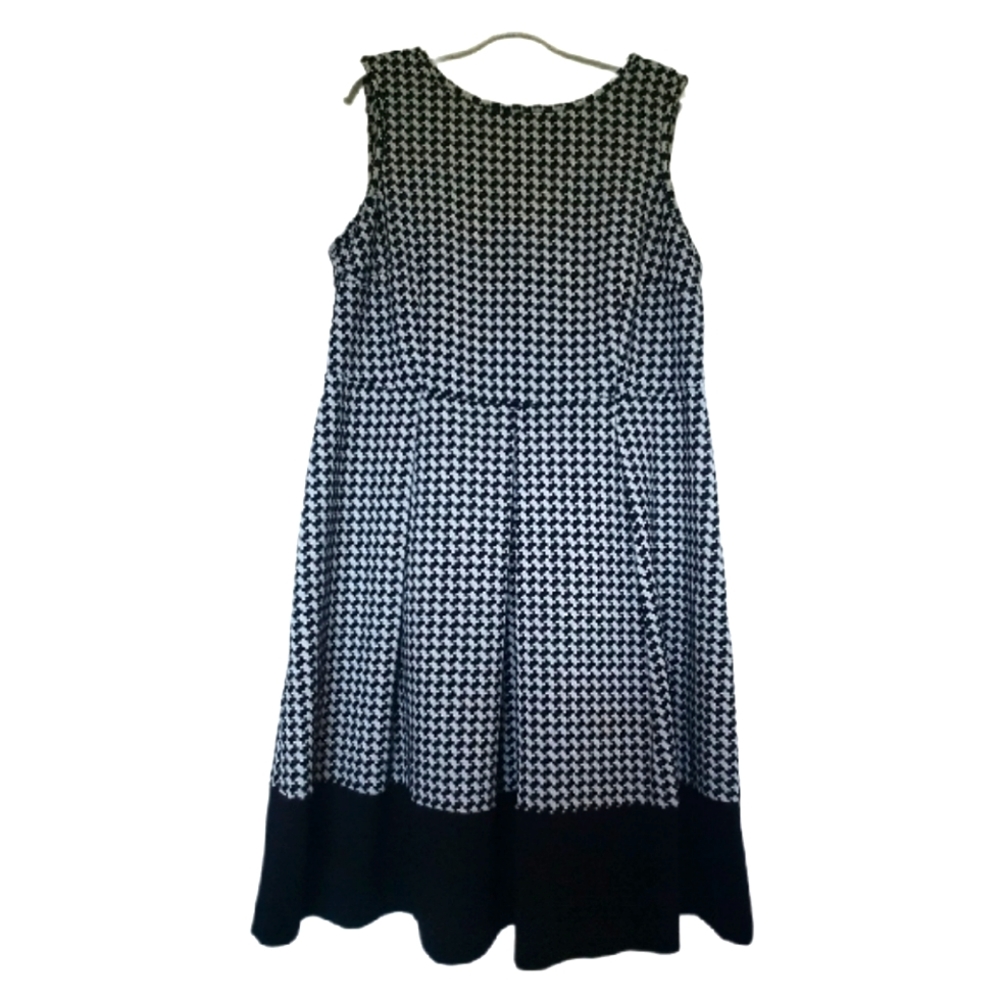 Calvin Klein Dress size 14w Black & White checked